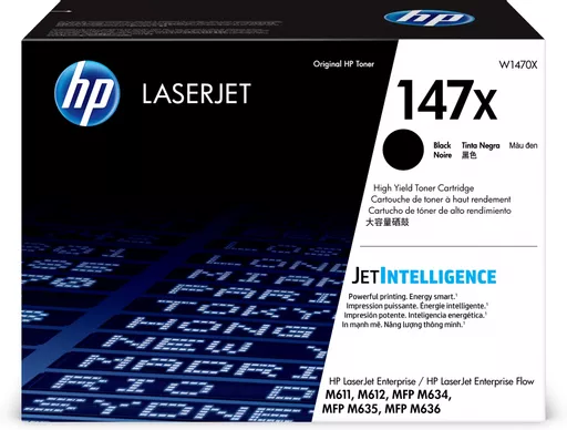 HP W1470X/147X Toner cartridge high-capacity, 25.2K pages ISO/IEC 19752 for HP LaserJet M 611