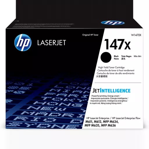 HP W1470X/147X Toner cartridge high-capacity, 25.2K pages ISO/IEC 19752 for HP LaserJet M 611