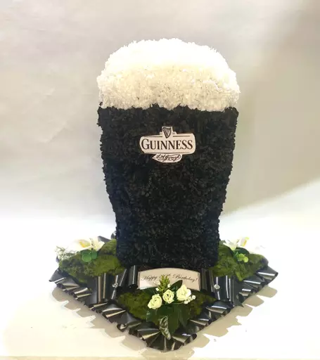 Drinks funeral tribute - Guinness, John Smiths, Fosters, Coke, Any colour - size options