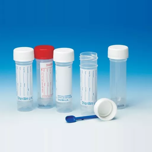 Containers 30ml PS Printed Label PP Cap AS PK400