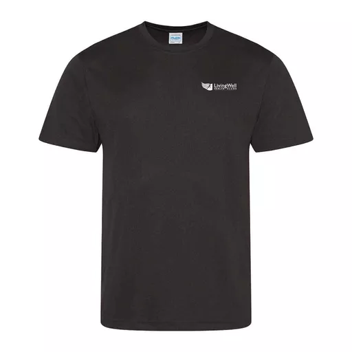 Livingwell Mens Black PT Tshirt