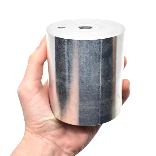 Calorimeter, metal block, 2 holes, to accept heater and thermometer, aluminium, 1 kg, complete with lagging jackets