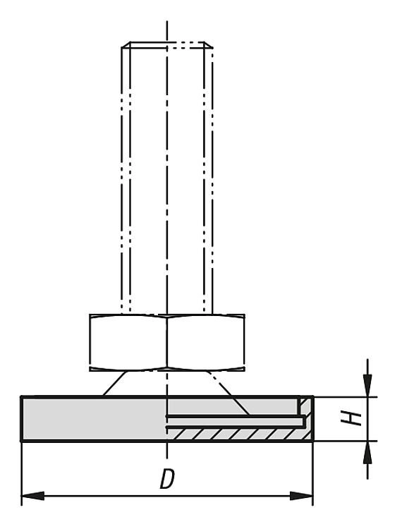 Cap For 30mm Foot Plate.