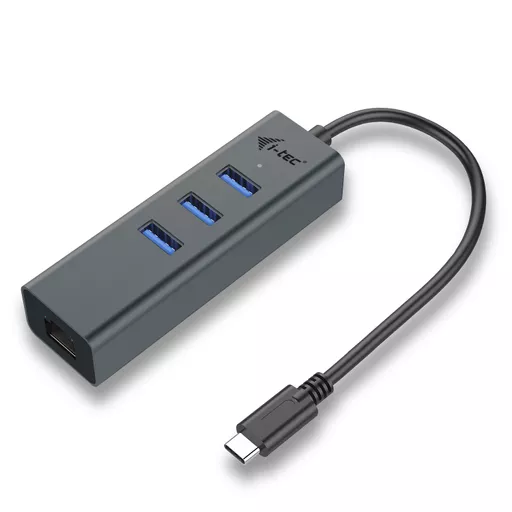 i-tec Metal USB-C HUB 3 Port + Gigabit Ethernet Adapter