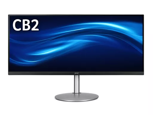 Acer CB2 CB342CKsmiiphzx 34 inch UWQHD Ultrawide Monitor (IPS Panel, FreeSync, 75Hz, 1ms, HDR 10, Height Adjustable Stand, DP, HDMI, USB Hub, Silver/Black)