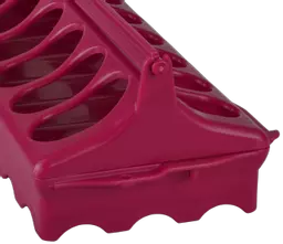 Supa Plastic 30cm Chick Feeding Trough Maroon c.png