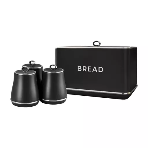 Renaissance Bread Bin & Set of 3 Canisters
