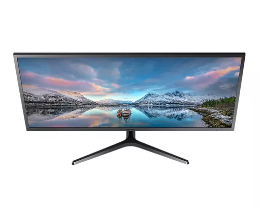 Samsung S34J550W 86.4 cm (34") 3440 x 1440 pixels UltraWide Quad HD LED Blue, Grey