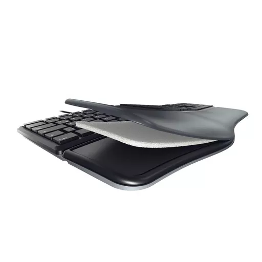 CHERRY KC 4500 ERGO keyboard Universal USB QWERTY Spanish Black