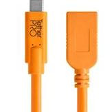 Tether Tools TetherPro USB 3.0 to USB-C Cable Black or Orange Swatch