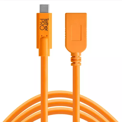 Tether Tools TetherPro USB 3.0 to USB-C Cable Black or Orange