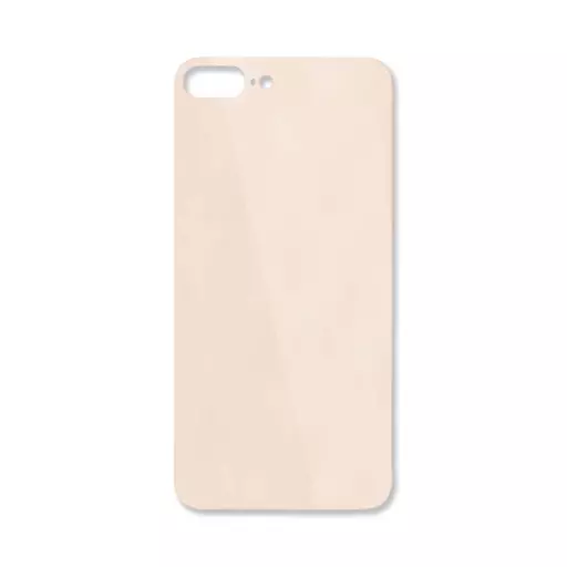 Back Glass (Big Hole) (No Logo) (Gold) (CERTIFIED) - For iPhone 8 Plus