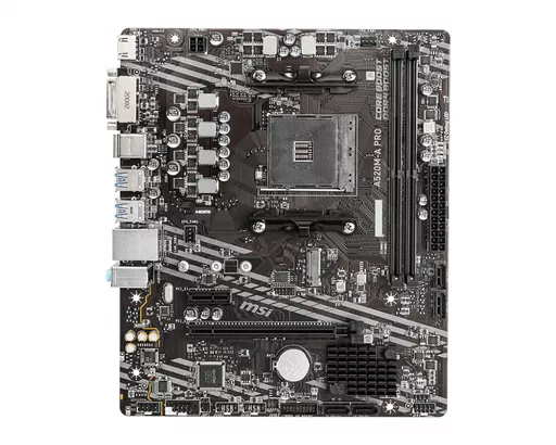 MSI A520M-A PRO motherboard AMD A520 Socket AM4 micro ATX