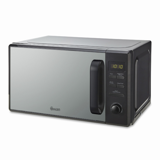 Swan Black 20 Litre 800W Digital Microwave