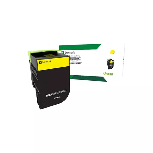 Lexmark (801Y) Yellow Return Program Toner Cartridge (1000 Yield)