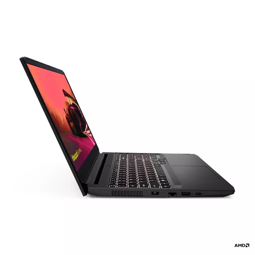 Lenovo IdeaPad Gaming 3 15ACH6 AMD Ryzen™ 5 5600H Laptop 39.6 cm (15.6") Full HD 8 GB DDR4-SDRAM 512 GB SSD NVIDIA GeForce RTX 3050 Ti Wi-Fi 6 (802.11ax) Windows 11 Home UK English Black
