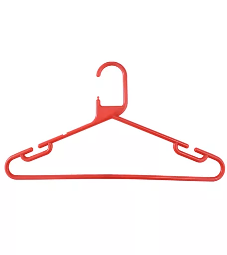 Red Plastic Hanger - 420mm - Box of 120