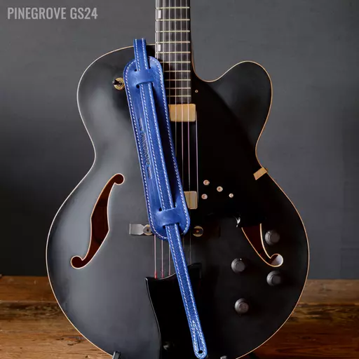 GS24 Rockabilly Guitar Strap - Royal Blue