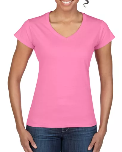 Softstyle® Ladies' V-Neck T-Shirt