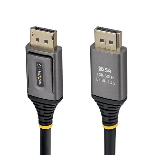 StarTech.com 2m DisplayPort 2.1 Cable, VESA Certified DP54 DisplayPort Cable, Uncompressed 8K 60Hz, 10K 60Hz/8K 144Hz/4K 240Hz w/DSC 1.2a, DP 2.1 Monitor Cord