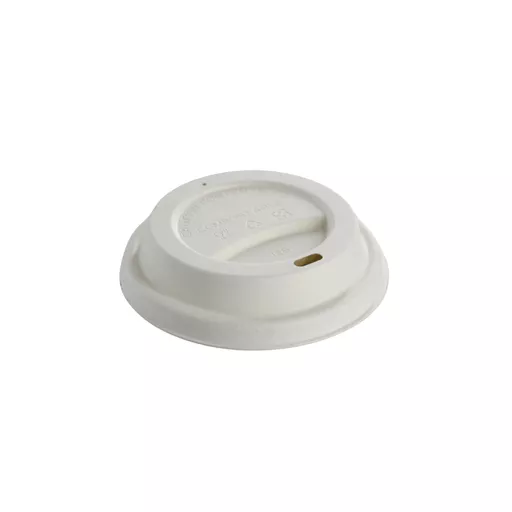 12-20oz Fibre Hot Cup Sip Lid Natural