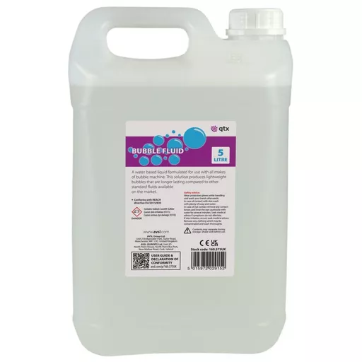 QTX Bubble Fluid - 5 Litres
