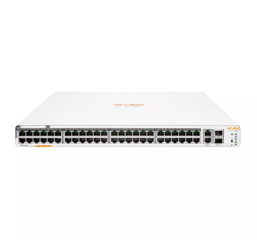 Aruba Instant On 1960 48G 40p Class4 8p Class6 PoE 2XGT 2SFP+ 600W (x5) Managed L2+ Gigabit Ethernet (10/100/1000) Power over Ethernet (PoE) 1U White