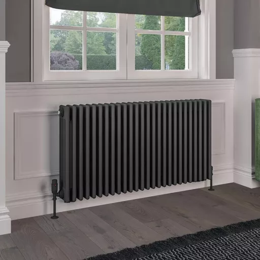Rivassa 4 Column Radiator 600 x 1190mm Matt Anthracite