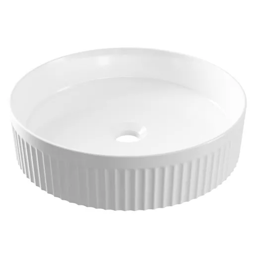 Knole 400x400mm Sit on Basin - White