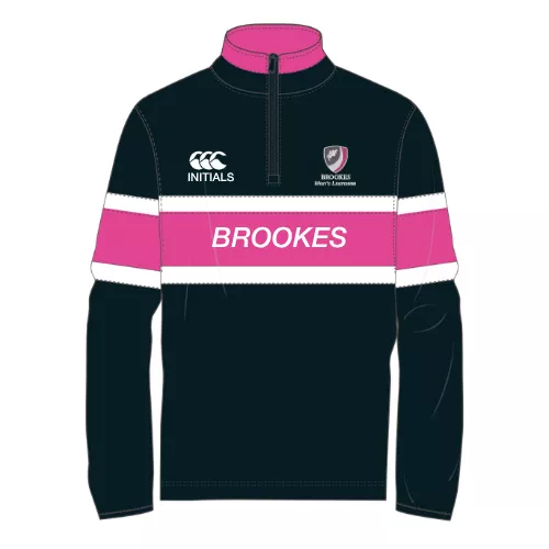 PRE-ORDER Oxford Brookes University Men's Lacrosse Committee Unisex Retro 1/4 Zip Fleece