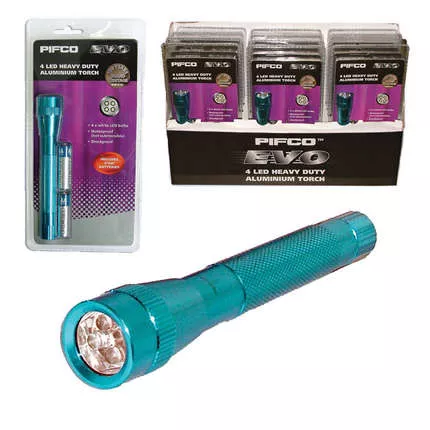 4 LED Aluminium Torch