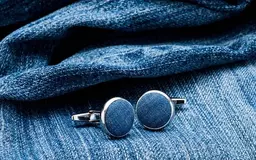 The Rebel Denim Cufflinks