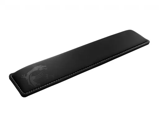 MSI VIGOR WR01 Keyboard Wrist Rest 'Black with Iconic Dragon design, Cool Gel-infused memory foam, Non-slip rubber base, Incline shape, Keyboard add on accessory for VIGOR Series Keyboard, Compatible with most Gaming Keyboards'