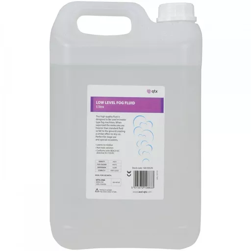 QTX Low Level Fog Fluid - 5 Litre