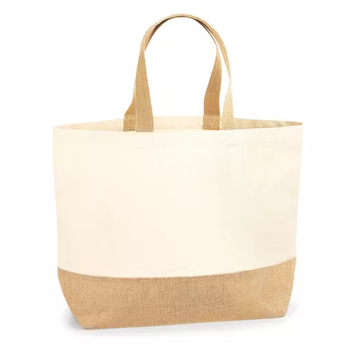 Jute Base Canvas Tote XL