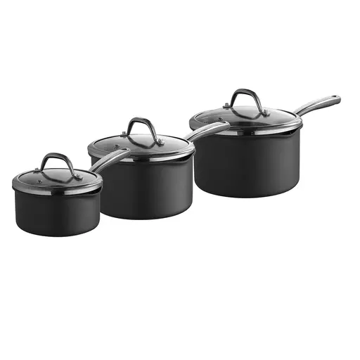 Good Food 3 Piece Saucepan Set