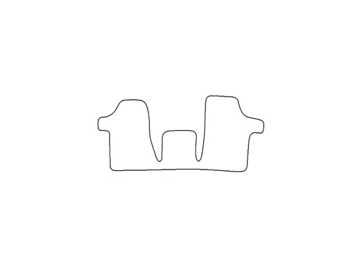 Mercedes Vito 2003-2015 Tailored 3mm Rubber Mats