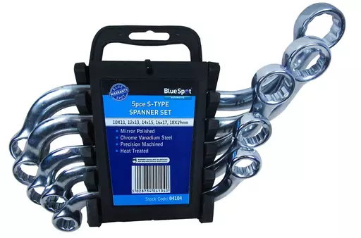 5 PCE Metric S Type Spanner Set (10-19mm)