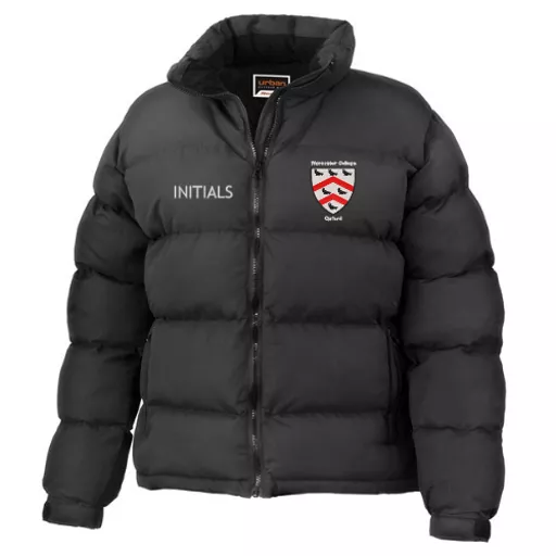 WorcesterCollege_LadiesPuffa_Black_Front.png