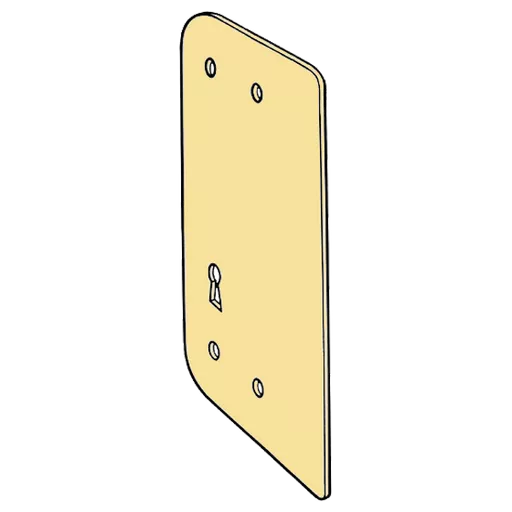 KICKSTOP AT1 Anti-Thrust Plate To Suit Deadlocks