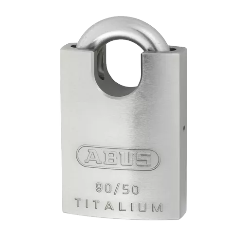 ABUS 90 Series Titalium Stainless Steel Re-Keyable Closed Shackle Padlock
