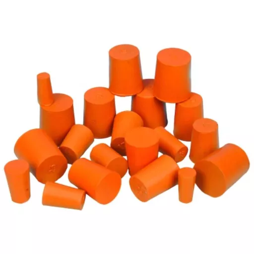 Rubber Stopper Solid Mixed Bag 50