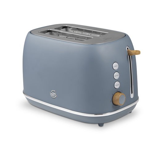 Swan Grey Fjord 800W 2 Slice Toaster