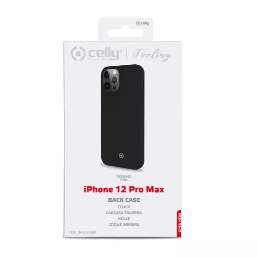 Celly Feeling mobile phone case 17 cm (6.7") Cover Black