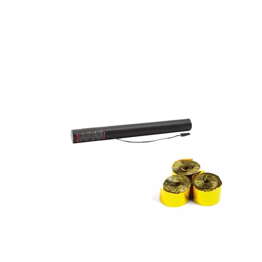 Equinox Electric Confetti Streamer Cannon 50cm Gold Metallic