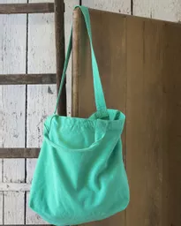 Zipped Canvas Shopper