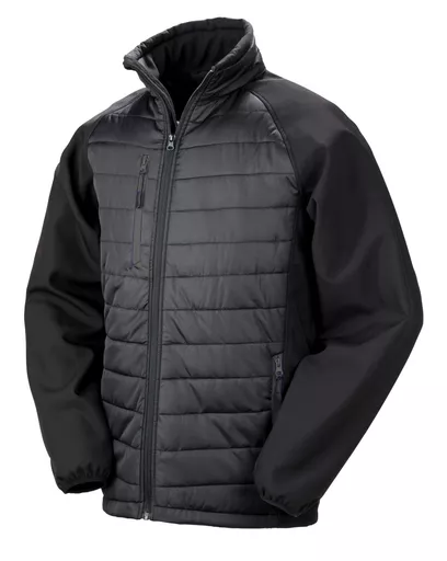 Black Compass Padded Softshell Jacket
