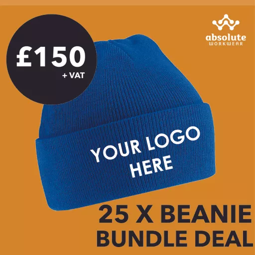 25 Embroidered Beanie Bundle