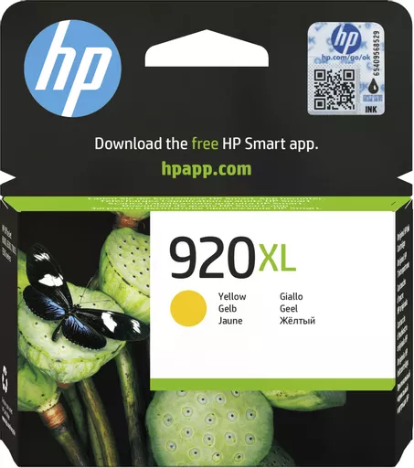 HP CD974AE/920XL Ink cartridge yellow high-capacity, 700 pages ISO/IEC 24711 6ml for HP OfficeJet 6000