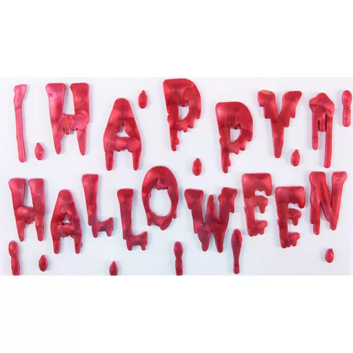 Blood Happy Halloween Gel Cling